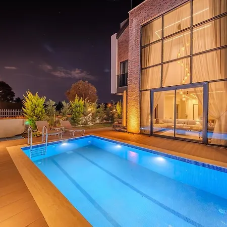 Luxury With Waterfall Pool And Garden For 9 People